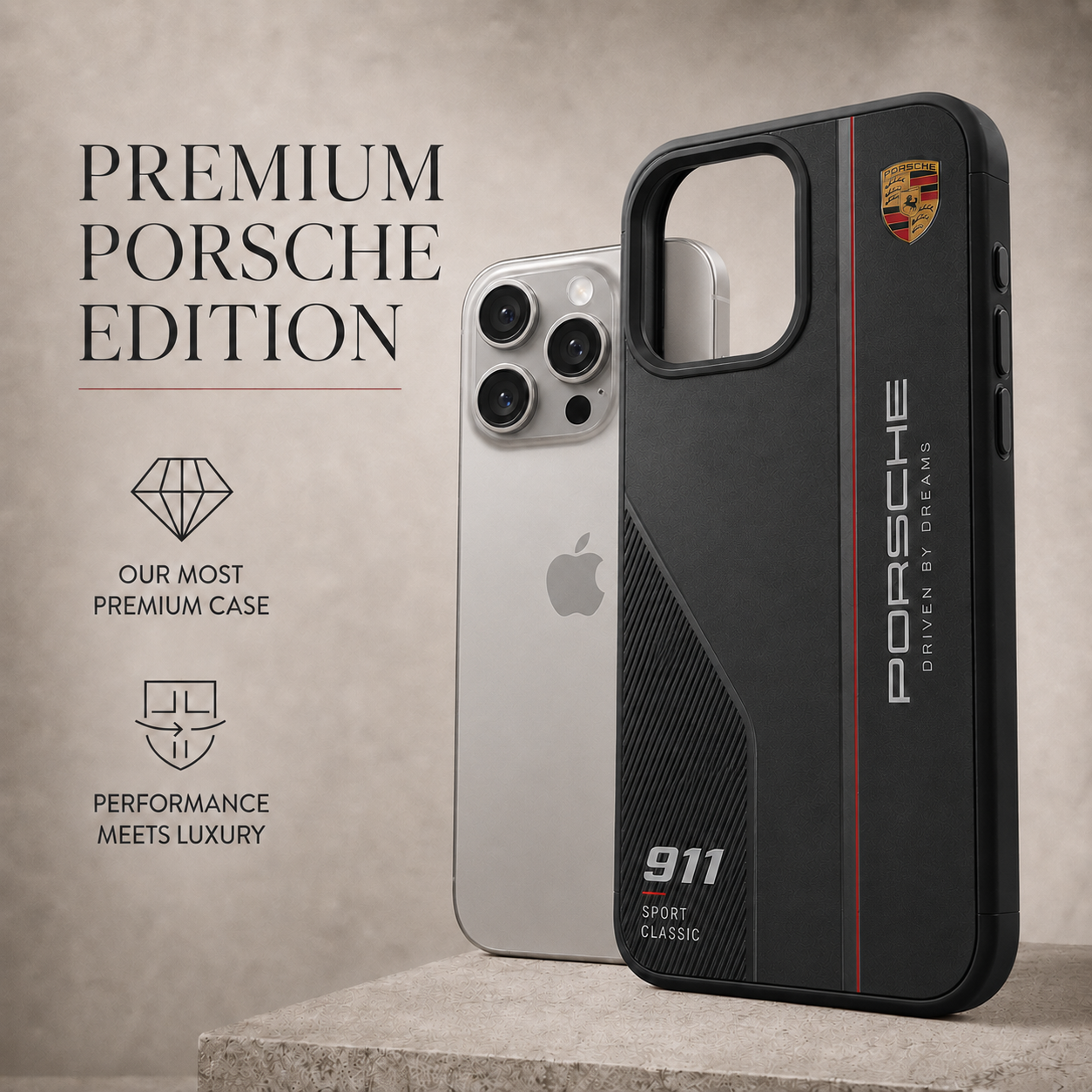 Porsche 911 Style Phone Case