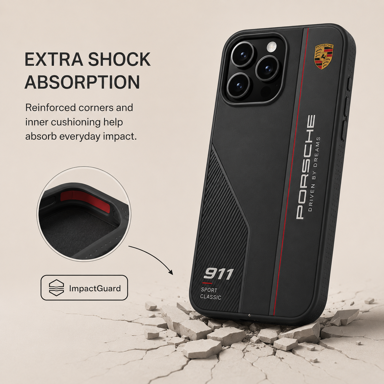 Porsche 911 Style Phone Case