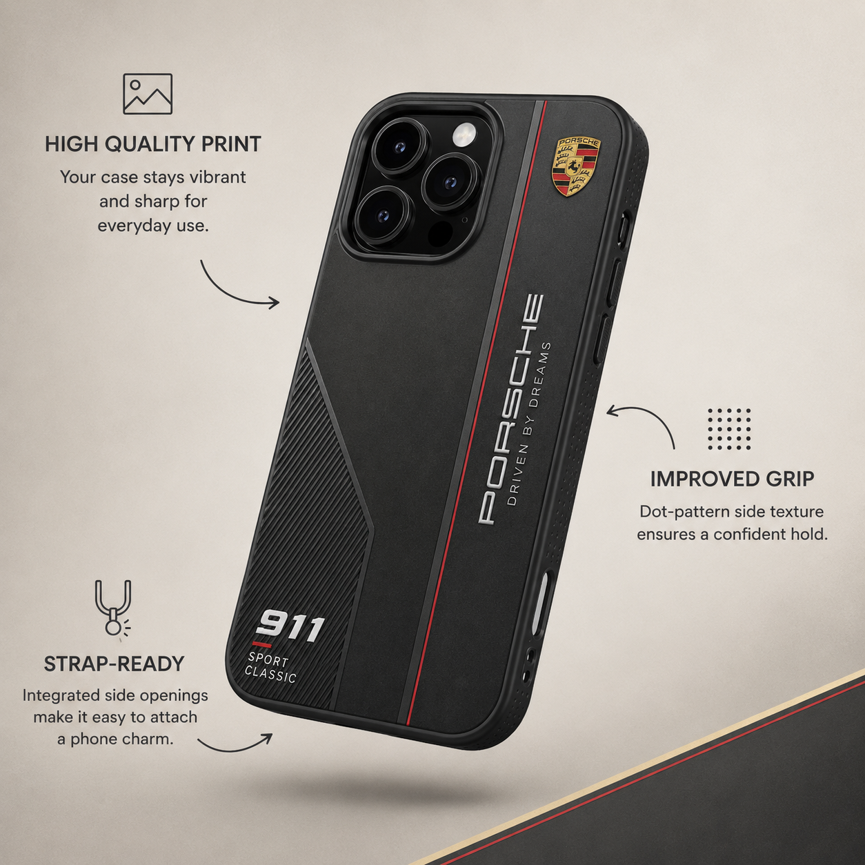 Porsche 911 Style Phone Case